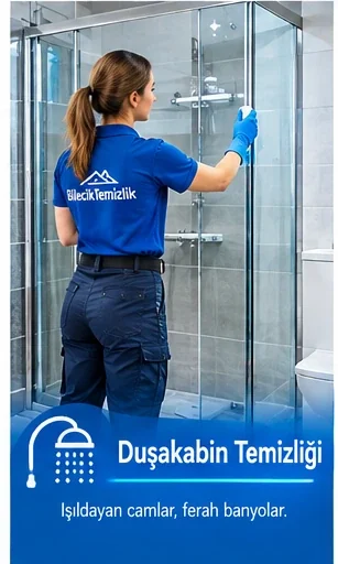 Bilecik duşakabin temizliği – duşakabin camındaki kirecin temizlenmesi